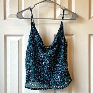 Nasty gal floral crop top